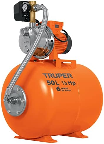 Truper HIDR-1/2X24, Bomba (Equipo hidroneumático) Uso doméstico, 24 Litros