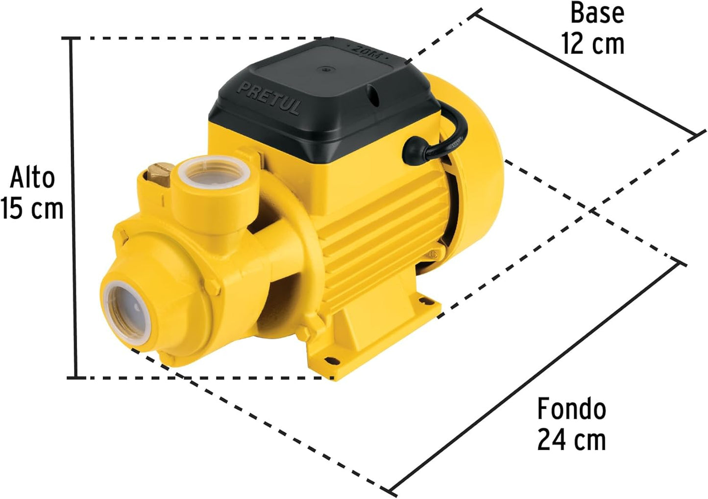Pretul BOAP-1/2P3, Bomba eléctrica periférica para agua 1/2 Hp uso agrícola