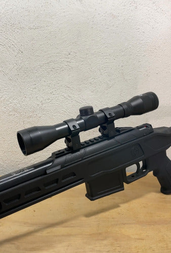 Rifle Hatsan Zada 1000 Fts  Mira 4x32 Cal 5.5 High Power Gris 5.5 Mm