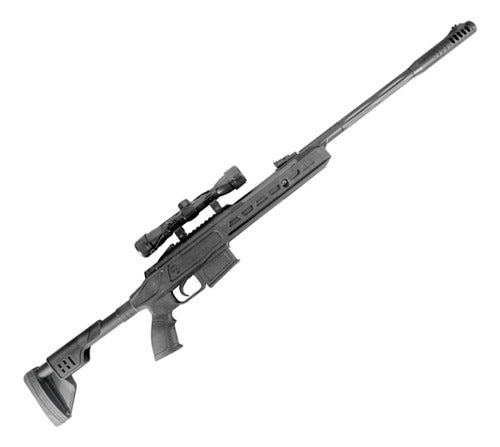 Rifle Hatsan Zada 1000 Fts  Mira 4x32 Cal 5.5 High Power Gris 5.5 Mm