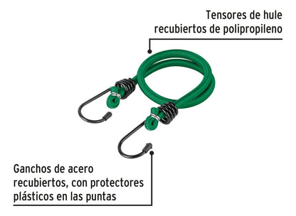 Tensores Elásticos, Set Con 8 Piezas, Pretul 22021