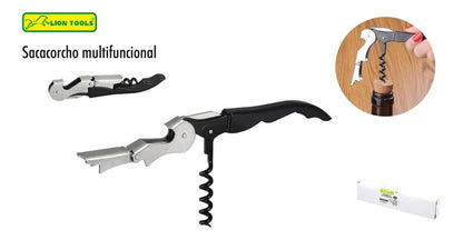Lion Tools 2164 sacacorchos multifuncional 2 en 1