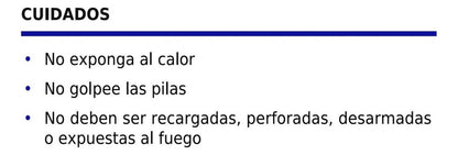 Pila Zinc-carbón 9v Volteck 46312