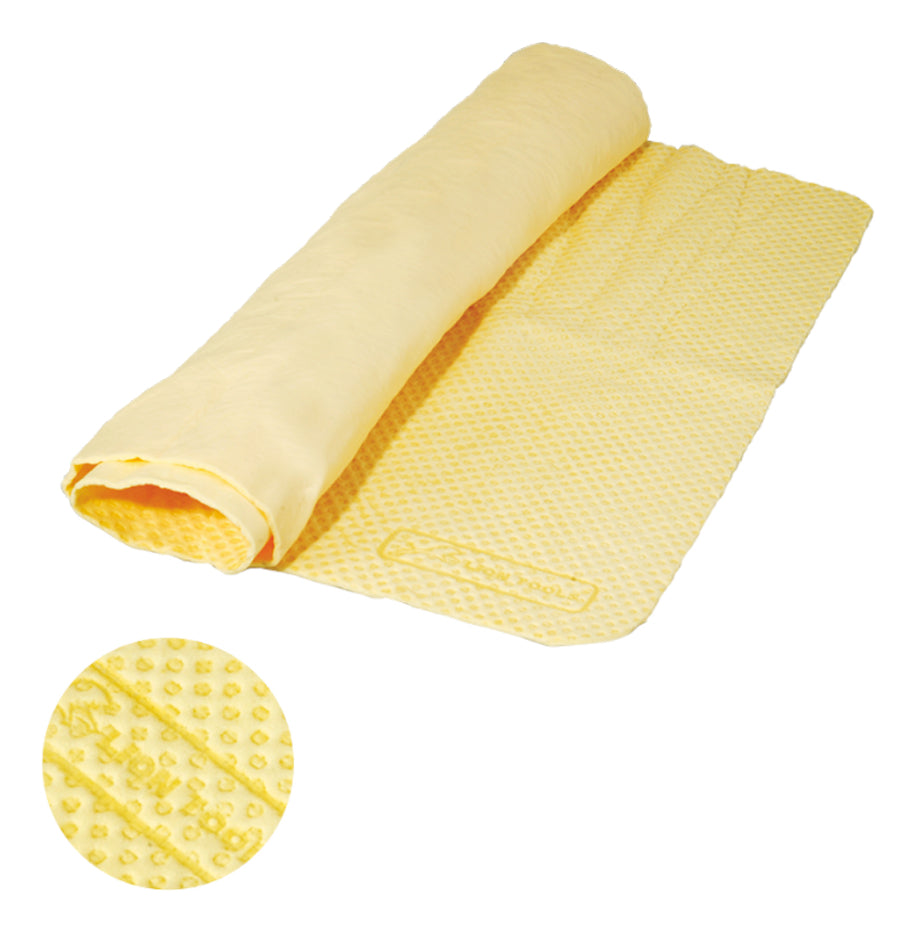 Toalla Franela Pva Super Absorvente 43x32cm Gamuza Sintetica Beige