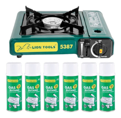 Estufa Portatil Para Camping Chef Parrilla Asador