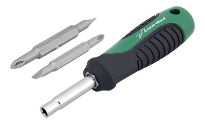 Desarmador 4 Puntas Intercambiables Cruz/plano, Lion Tools