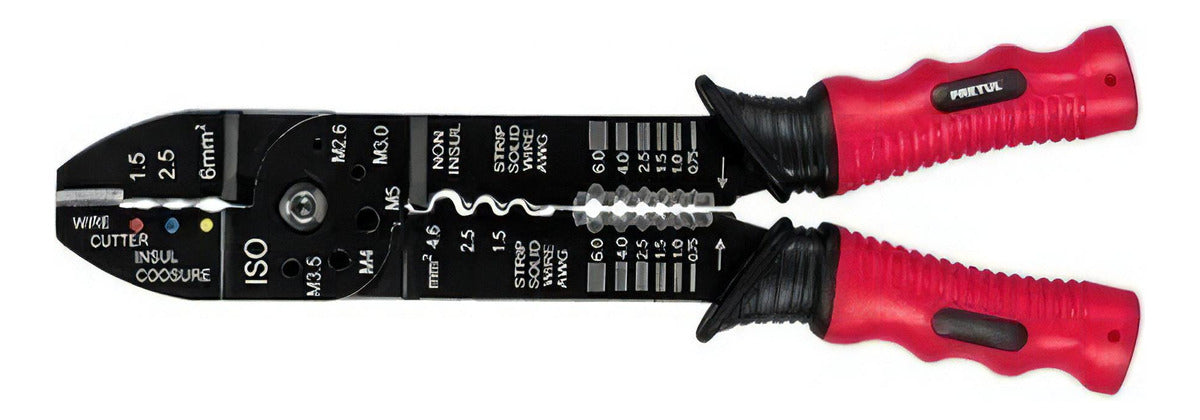 Pinza Pela Cables 9'', 6 Mordazas 22710 Pretul