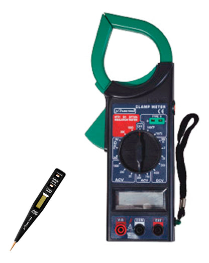 Kit Multimetro Digital + Probador De Corriente Digital