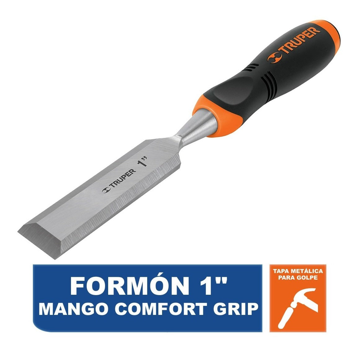 Formón 1 Mango Comfort Grip, Truper
