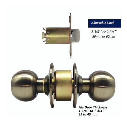 Cerradura Chapa Perilla Acero Inoxidable Puerta Recámara Verde Oscuro