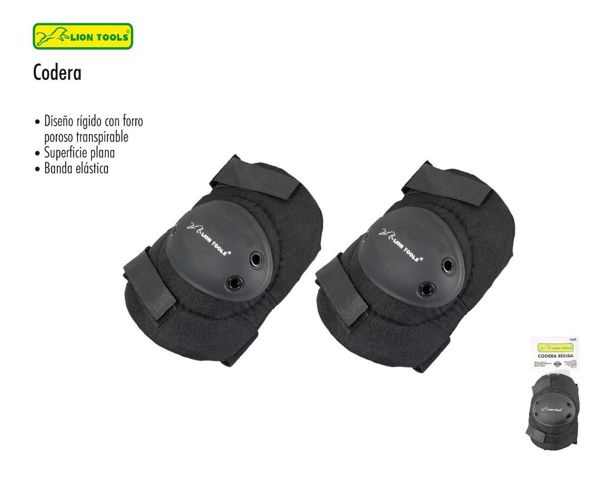 Coderas De Protección Acolchadas Diseño Rigido Lion Tools
