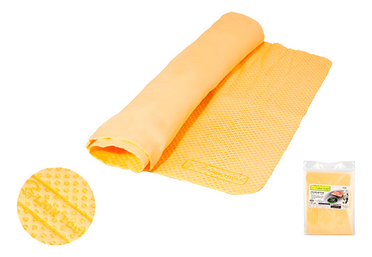 Toalla Franela Pva Super Absorvente 43x32cm Gamuza Sintetica Beige