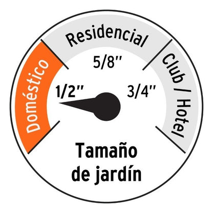 Manguera Jardin Reforzada Conexiones Plásticas 10 Mts Truper