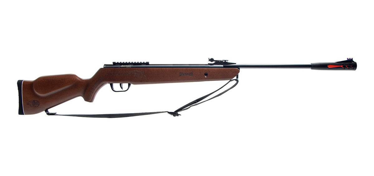 Rifle Quetzalcoatl Nitropiston Madera Barniz 5.5mm Mendoza 55 Mm