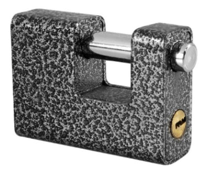 Candado Cortina Máxima Seguridad Antipalanca 70mm Lion Tools Color Negro