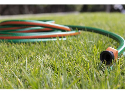 Manguera Jardin Reforzada Conexiones Plásticas 10 Mts Truper