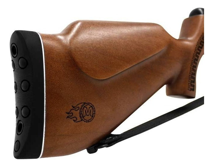 Rifle Quetzalcoatl Nitropiston Madera Barniz 5.5mm Mendoza 55 Mm