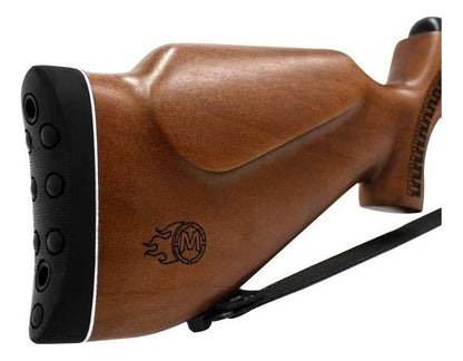Rifle Quetzalcoatl Nitropiston Madera Barniz 5.5mm Mendoza 55 Mm