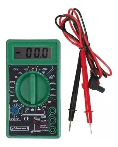 Multimetro Digital 7 Funciones Con Puntas Lion Tools