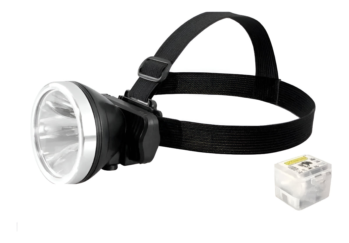 Linterna Led Recargable Cabeza Minero 5w 460lm Lion Tools Color de la linterna negr0 Color de la luz Blanca