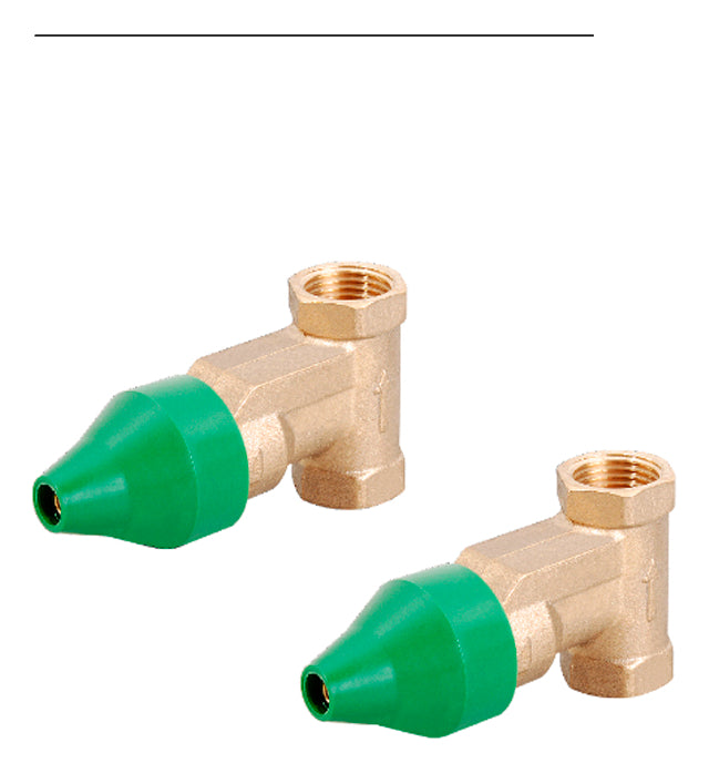 Juego De Llaves Para Empotrar Roscable Bronce Regadera 1/2