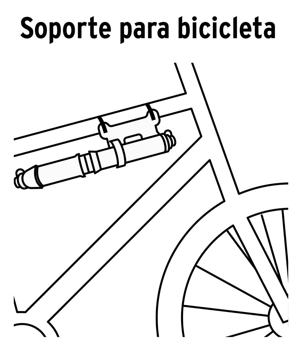 Mini Bomba Manual Portátil Para Bicicleta Aba Truper