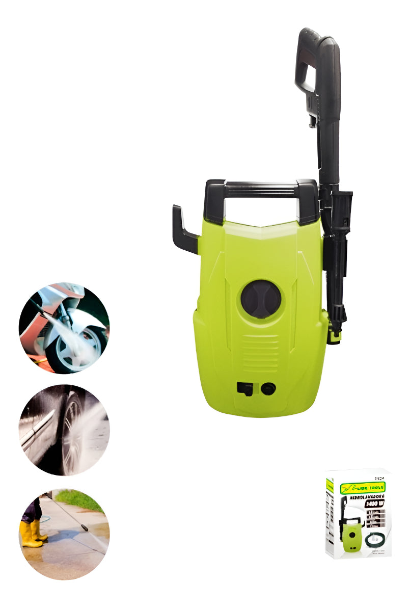 Hidrolavadora Portatil Maxima Presion 1600psi 1400w Msi Verde