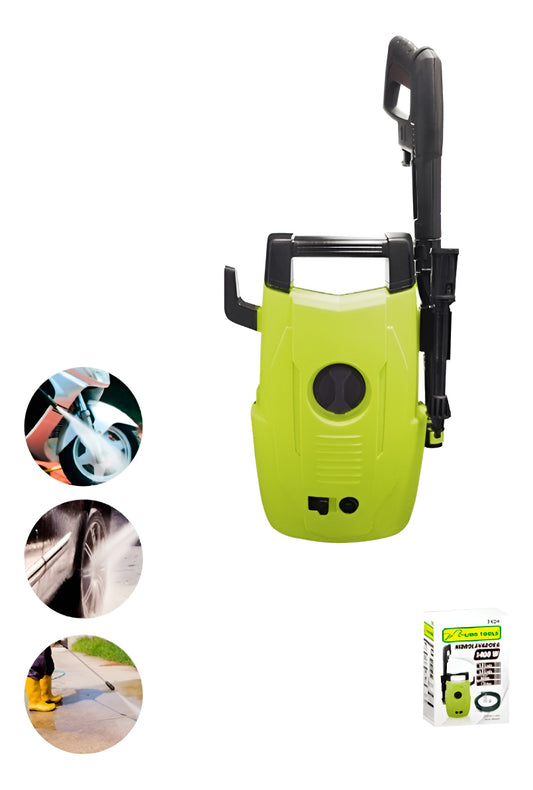 Hidrolavadora Portatil Maxima Presion 1600psi 1400w Msi Verde