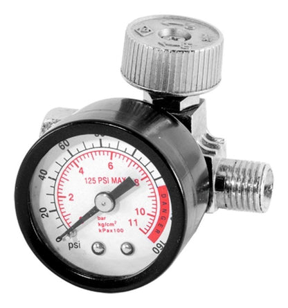 Regulador Aire Manometro Cuerda 1/4 Npt 160 Psi