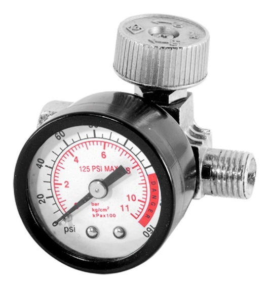 Regulador Aire Manometro Cuerda 1/4 Npt 160 Psi