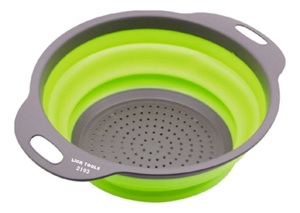 Colador Escurridor Plegable Frutas Y Verduras Libre De Bpa