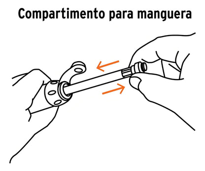 Mini Bomba Manual Portátil Para Bicicleta Aba Truper