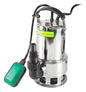 Bomba Electrica 1hp Sumergible 750w Agua Limpia/sucia Gris