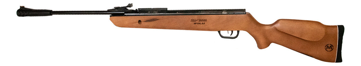 Rifle Nitropiston Mendoza Vulcano Barniz 5.5 Mm C/cargador Caqui 5.5 Mm