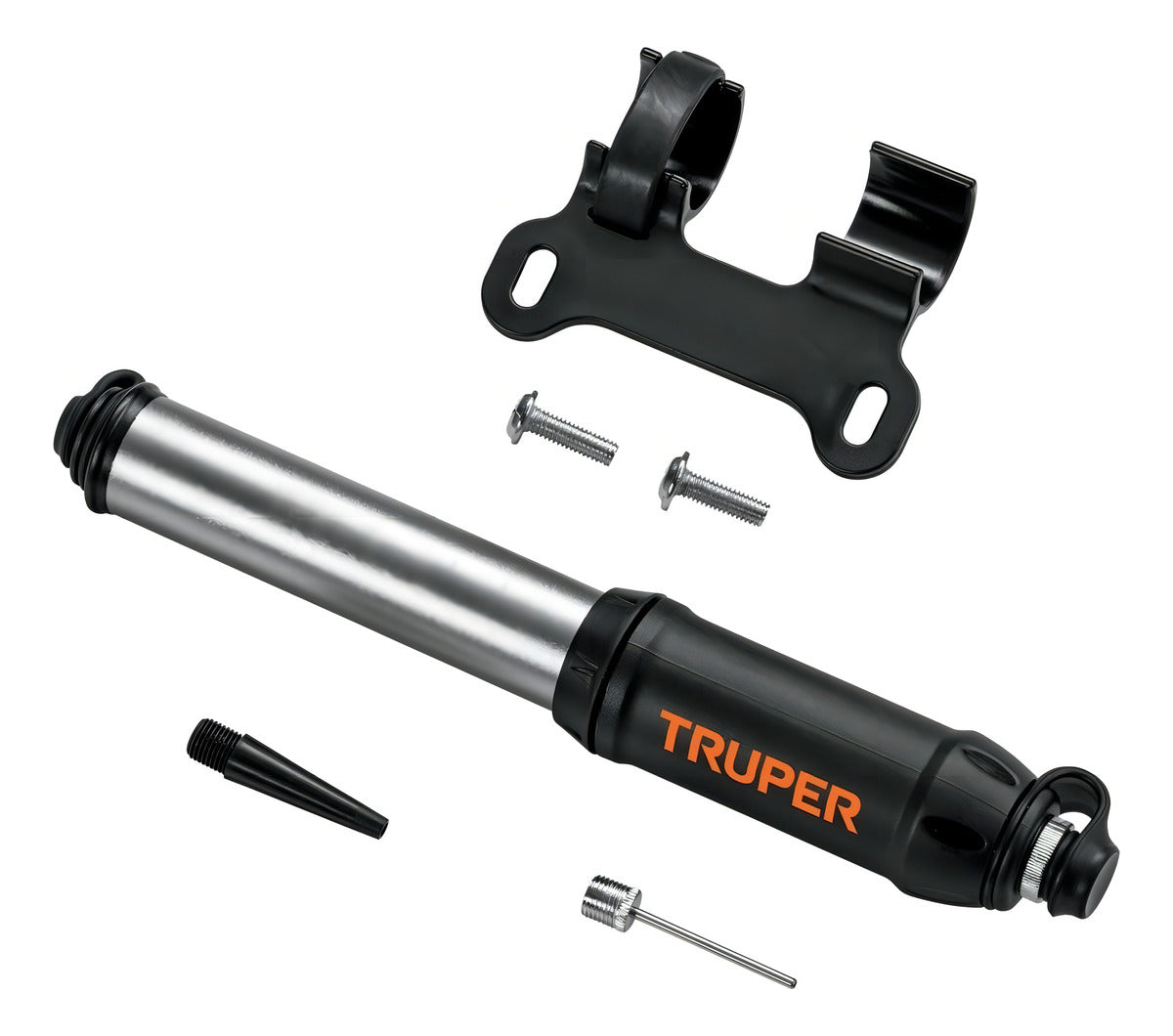 Mini Bomba Manual Portátil Para Bicicleta Aba Truper