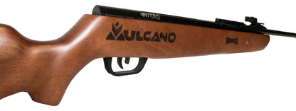 Rifle Nitropiston Mendoza Vulcano Barniz 5.5 Mm C/cargador Caqui 5.5 Mm