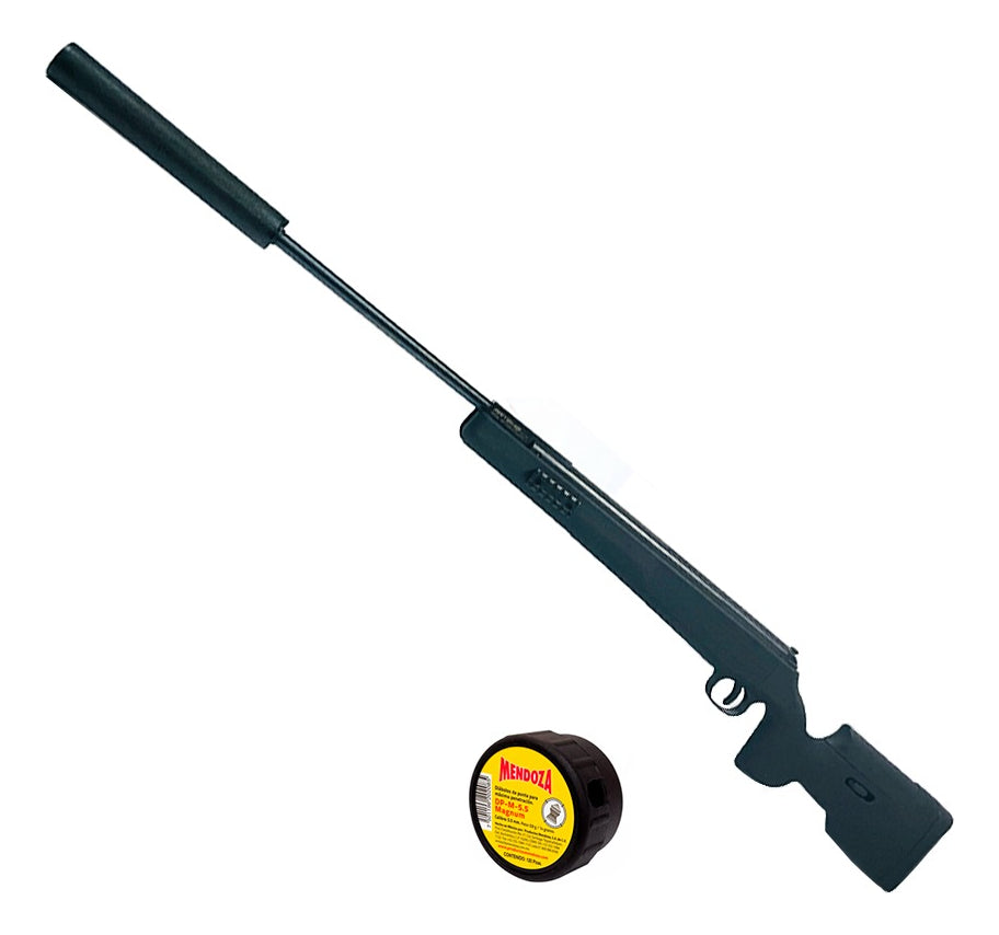 Rifle Sniper Magnum 5.5 Nitropiston 1250fts Silenciador