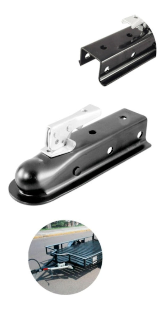 Acople Remolque Compatible Bola 2  Soporte 3500lb Acero