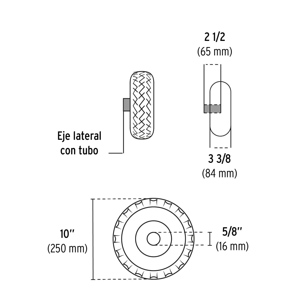 Hidrolavadora con motor a gasolina 10.5 Hp