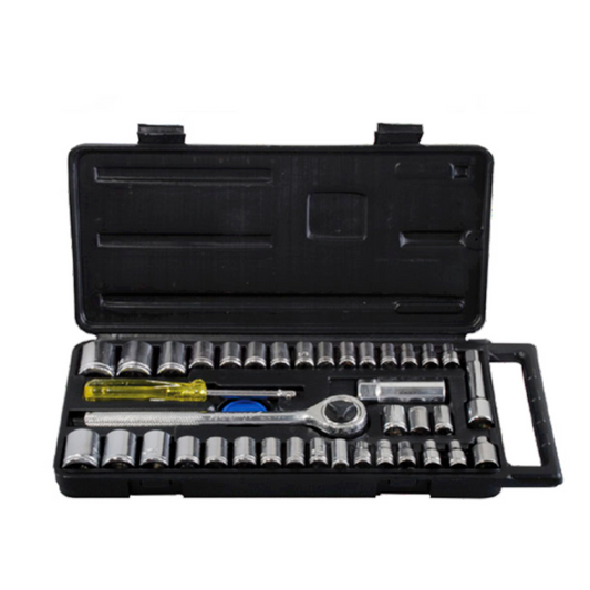 Juego de dados 40 piezas con matraca